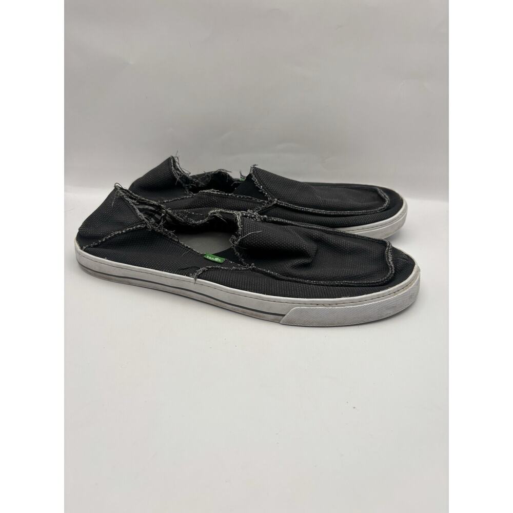 Sanuk Vegabond Black Slip On Shoes Men Size 11